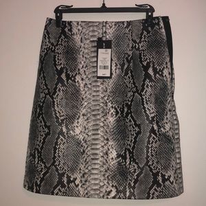 Skin snake mini skirt from dynamite.Never worn